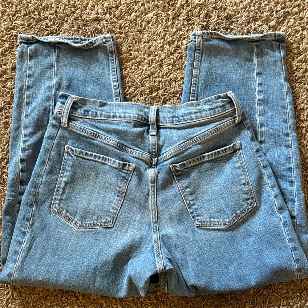 Old Navy Light Blue Ankle Jeans